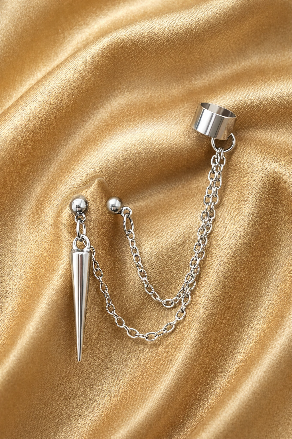 Ourums Punk Ear Cuff Chain