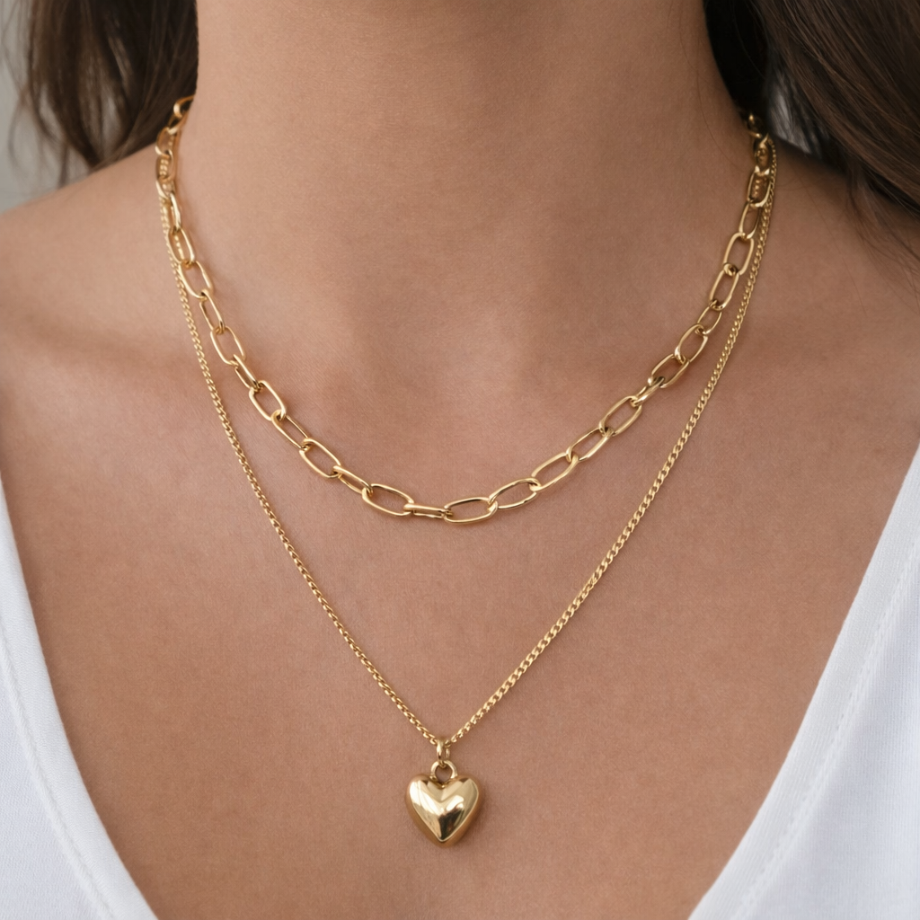 Ourums Gold Layered Necklace
