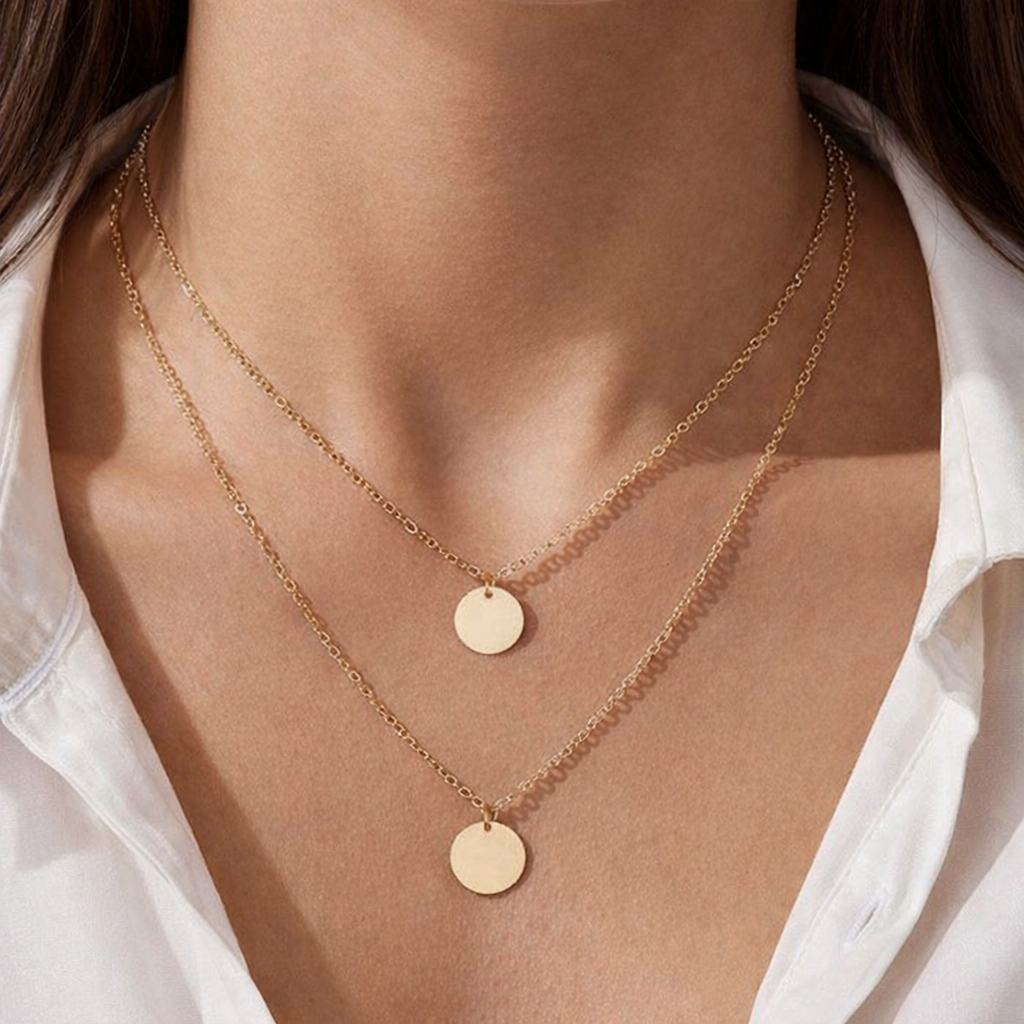 Ourums Layered Coin Necklace
