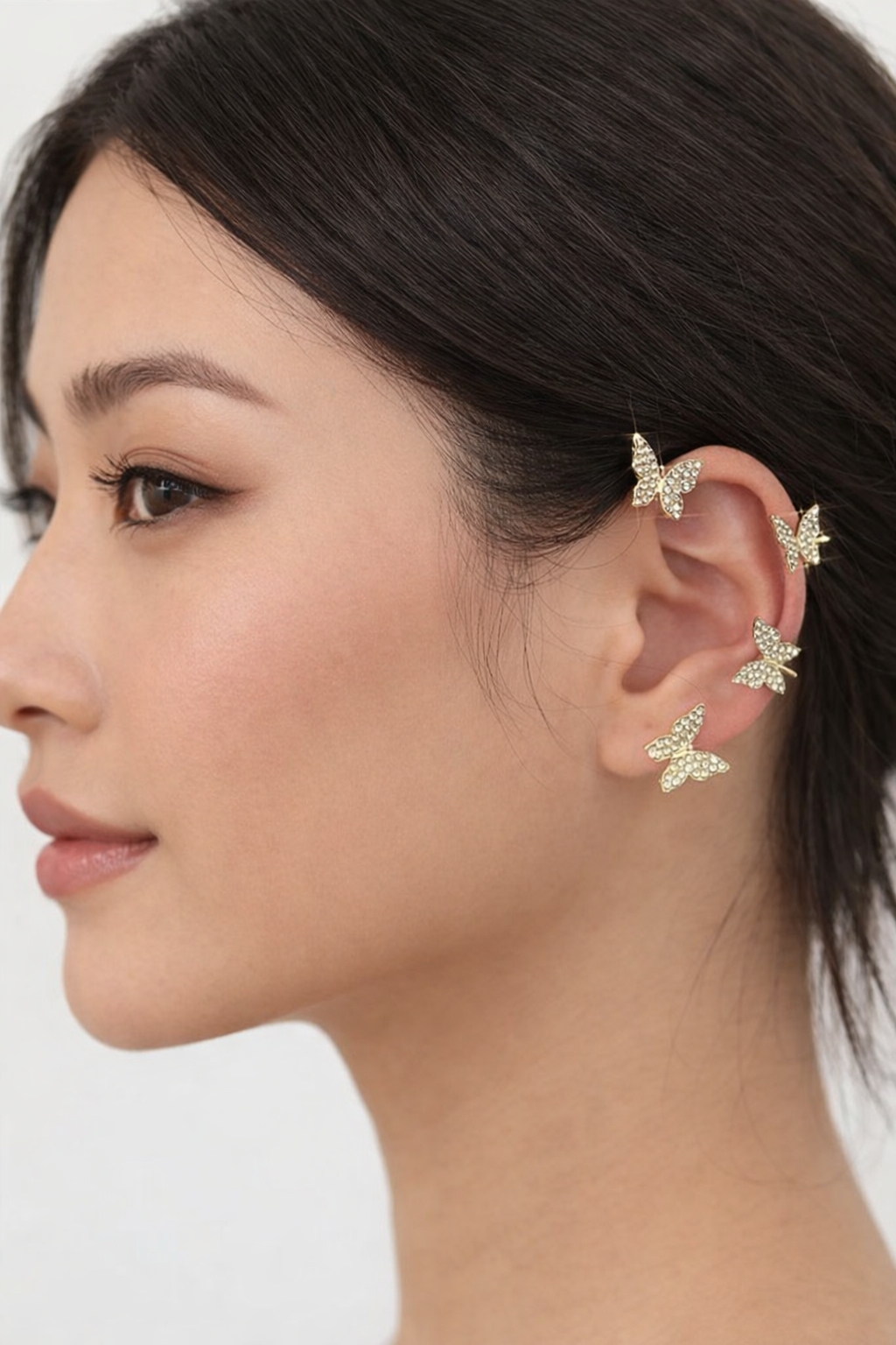 Ourums Butterfly Ear Cuff Set