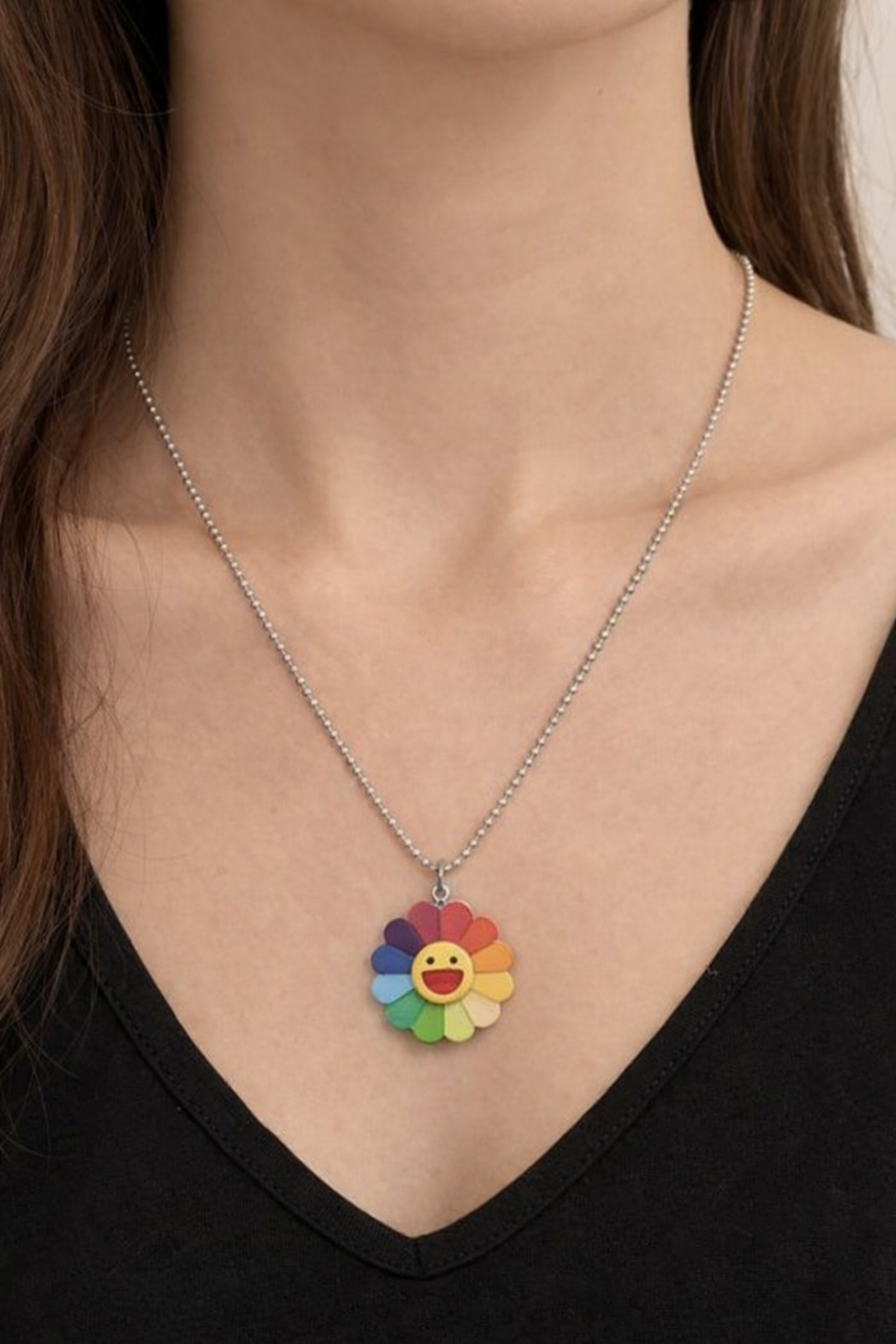 Ourums Colorful Flower Necklace