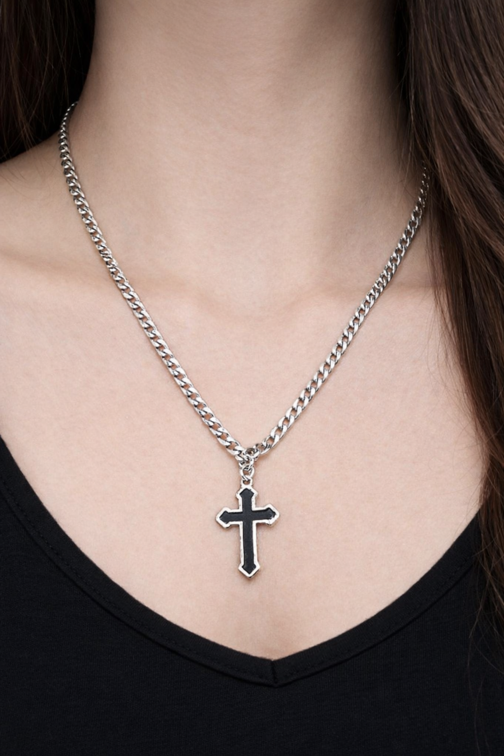 Ourums Cross Pendant Necklace