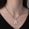 Ourums Silver Bear Necklace