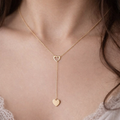 Ourums Heart Drop Necklace