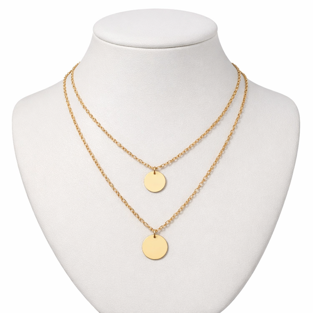 Ourums Layered Coin Necklace