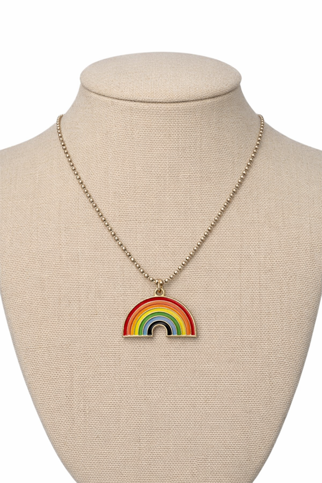 Ourums Rainbow Pendant Necklace
