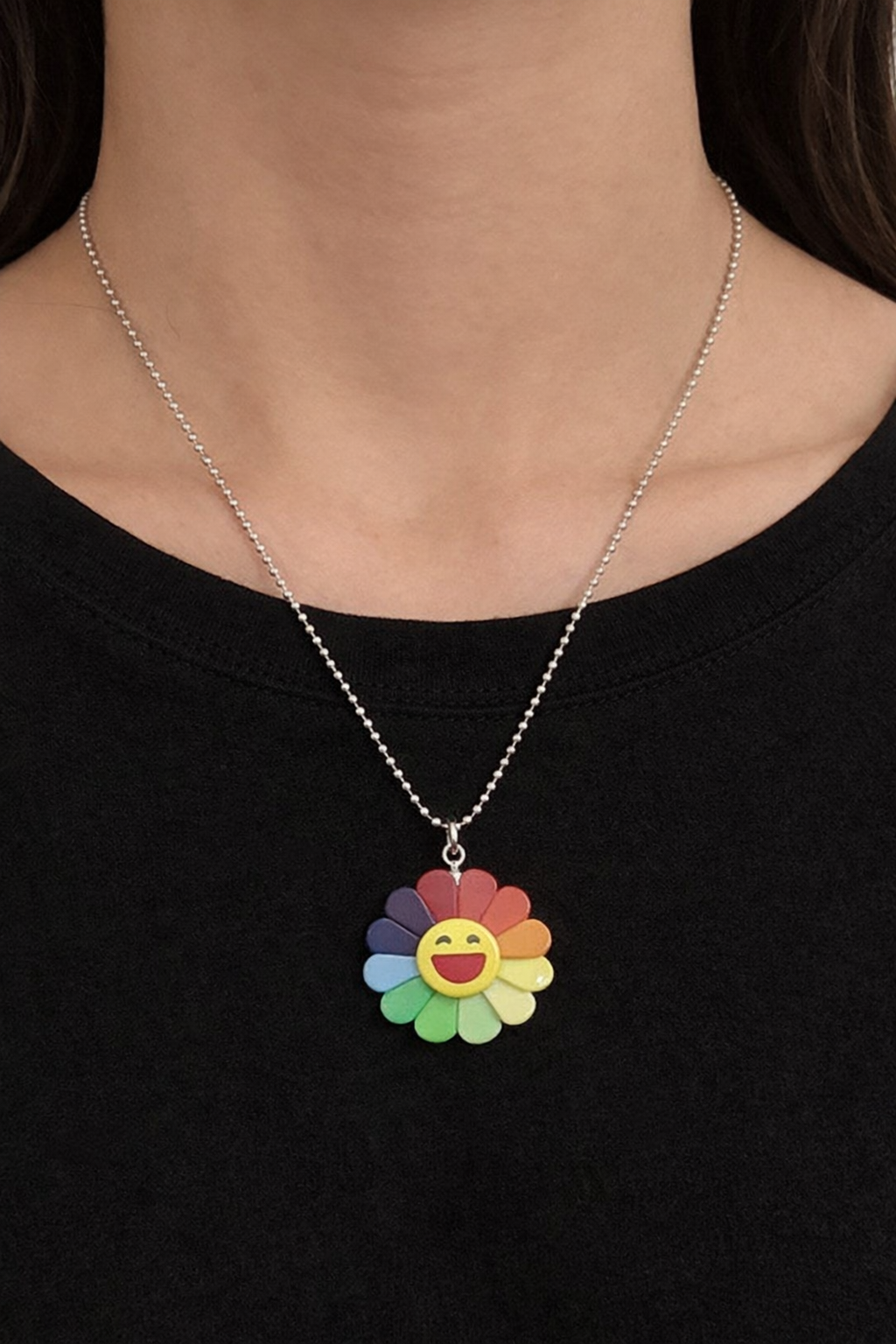 Ourums Colorful Flower Necklace