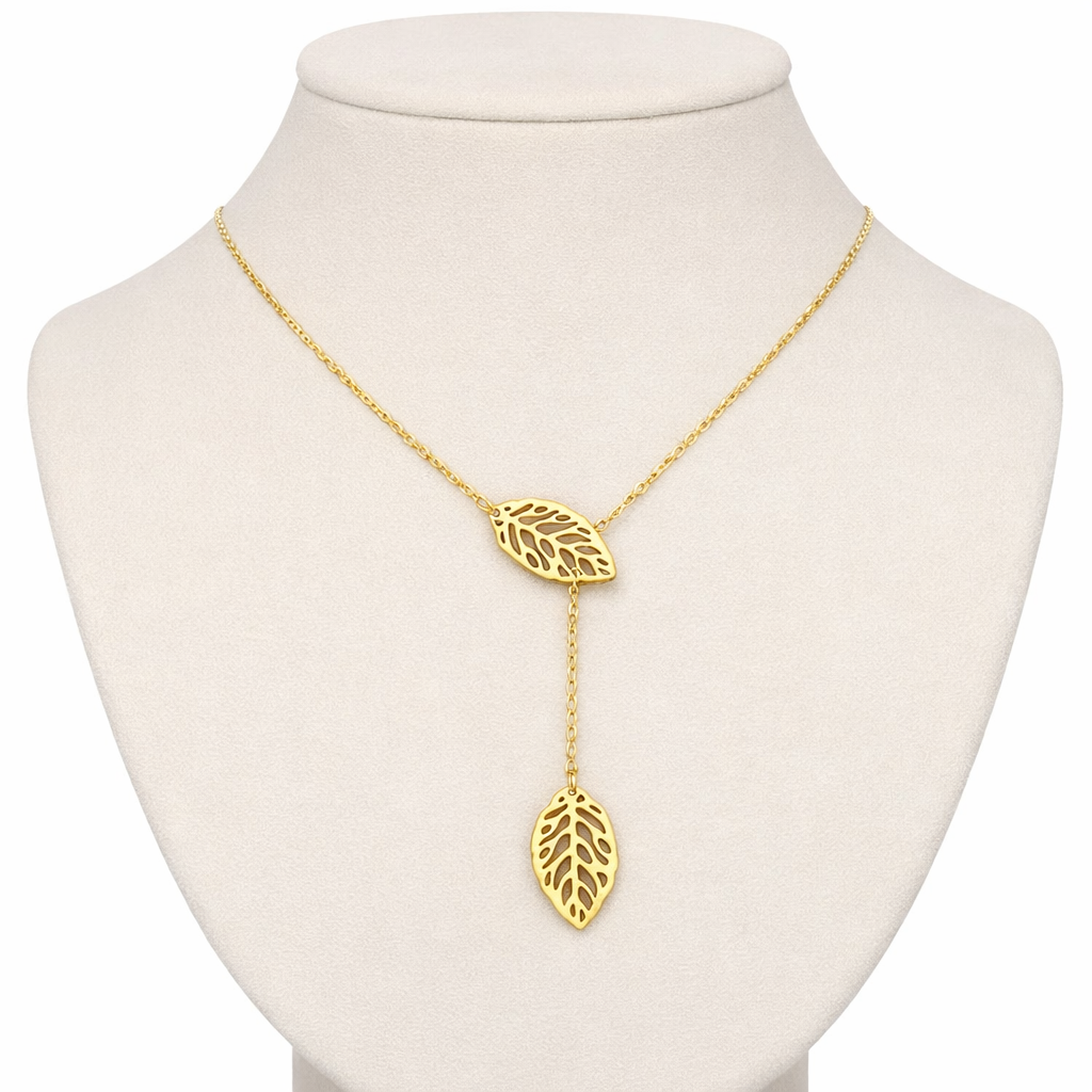 Ourums Gold Leaf Necklace