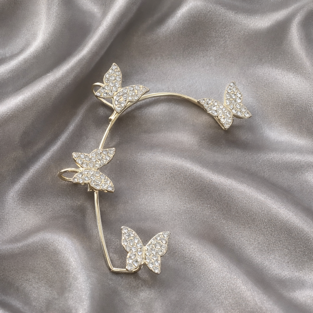 Ourums Butterfly Ear Cuff Set