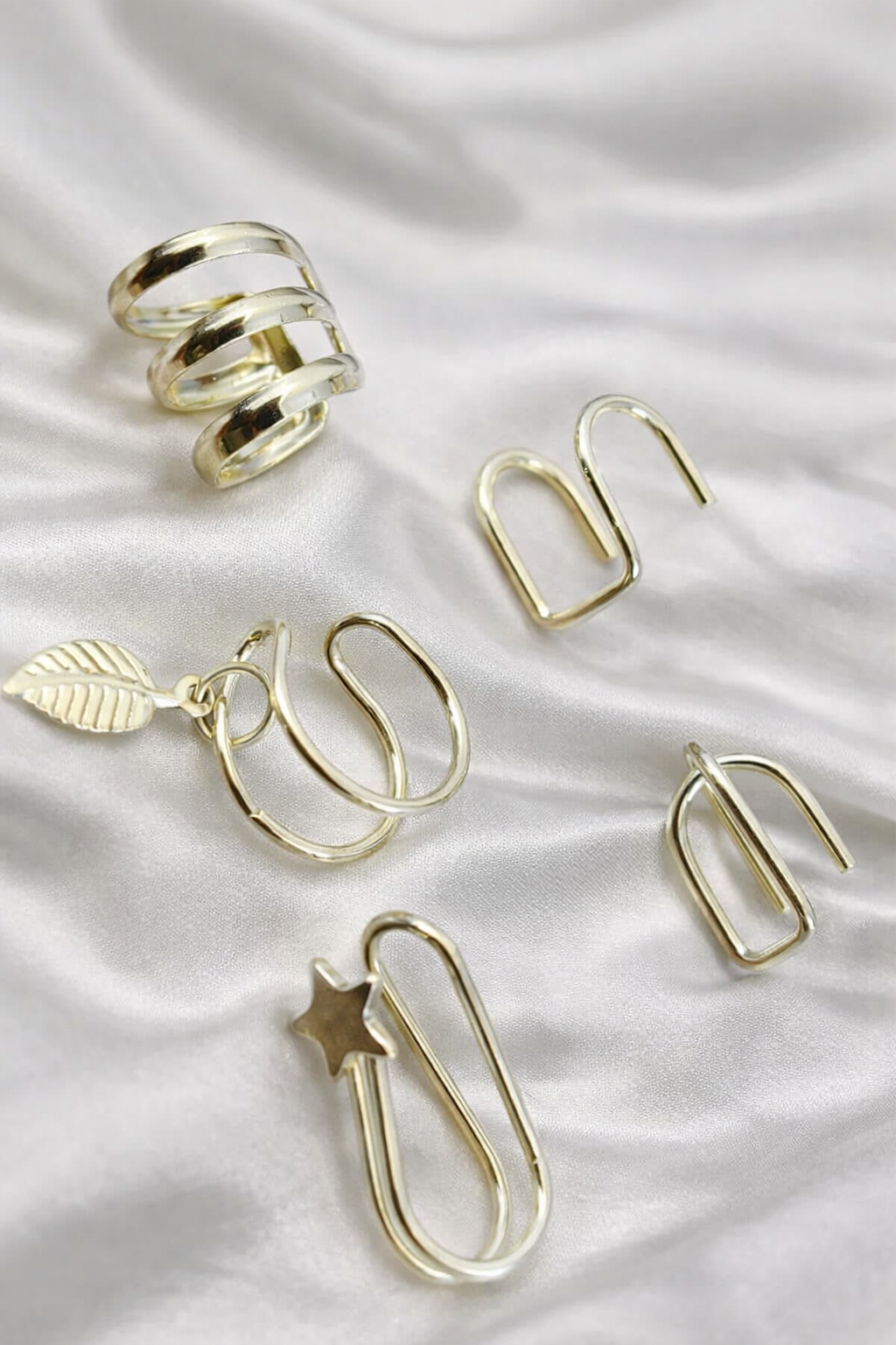 Ourums 5 Piece Ear Cuff Set 
