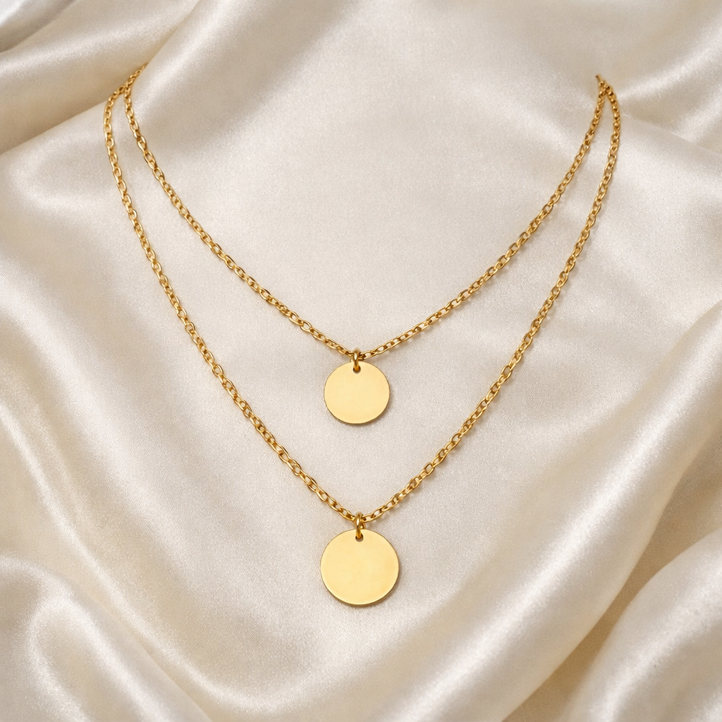 Ourums Layered Coin Necklace