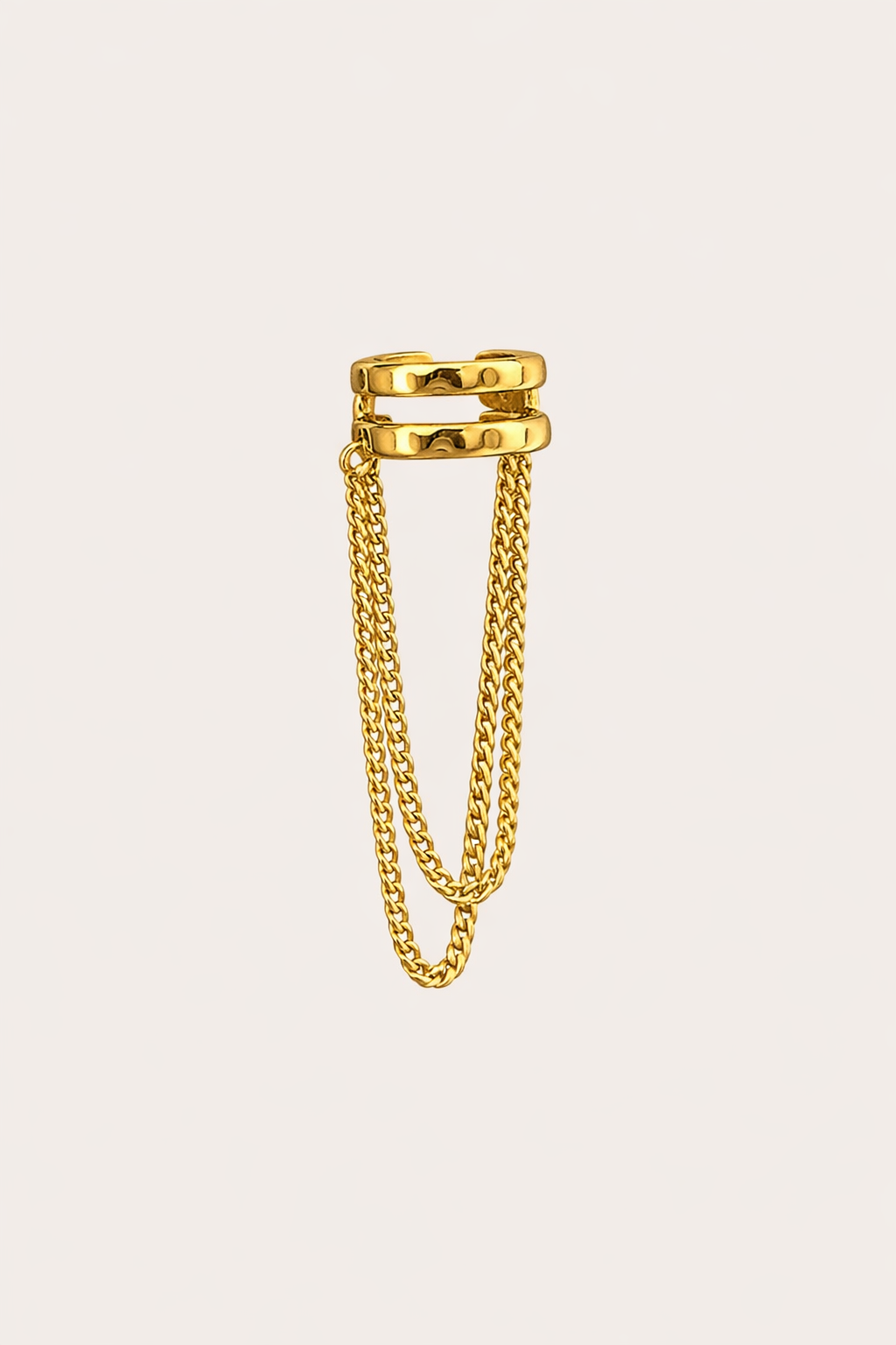 Ourums Layered Ear Cuff with Chain
