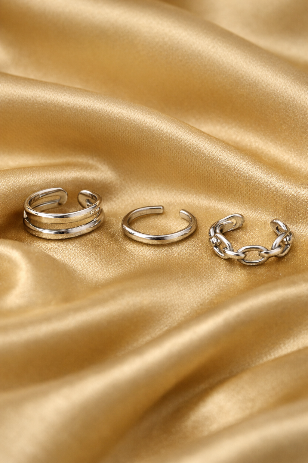 Ourums Silver Ear Cuff