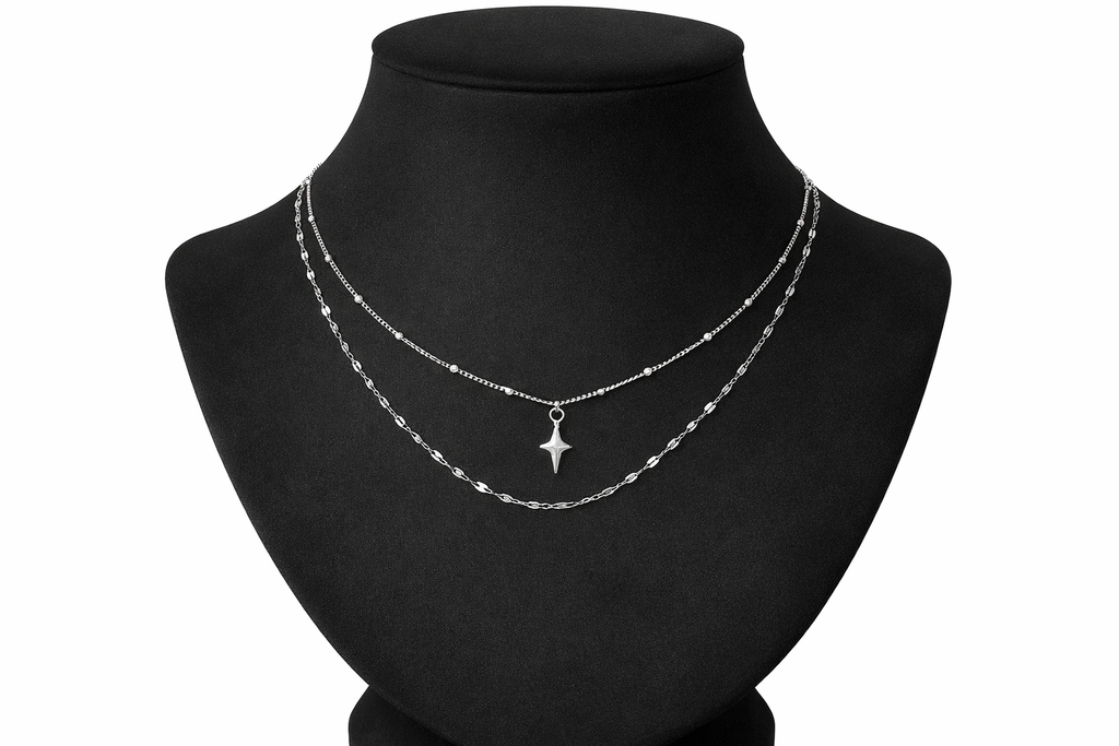 Ourums Layered Star Necklace