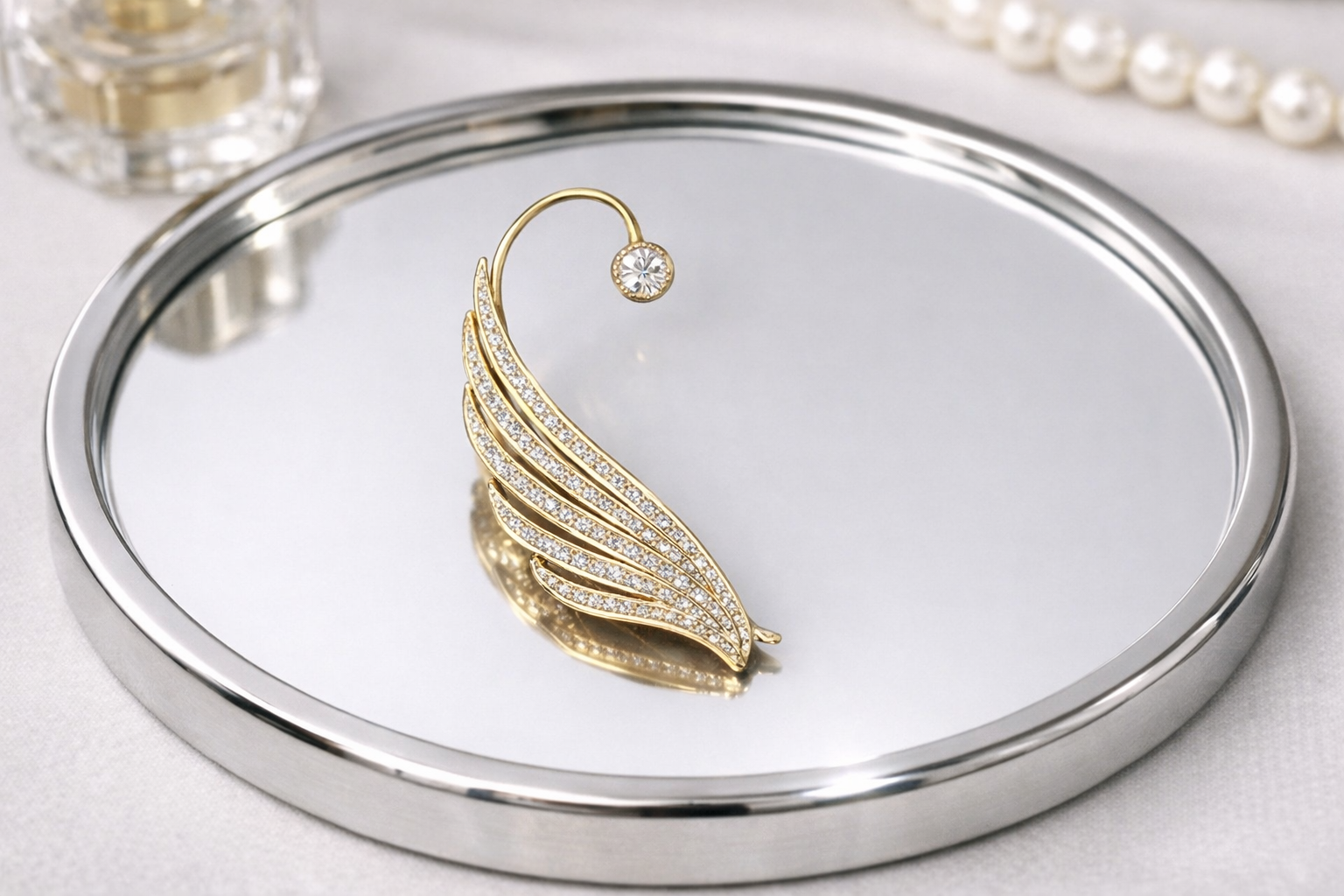 Ourums Angel Wing Ear Cuff