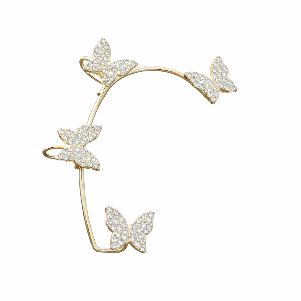 Ourums Butterfly Ear Cuff Set