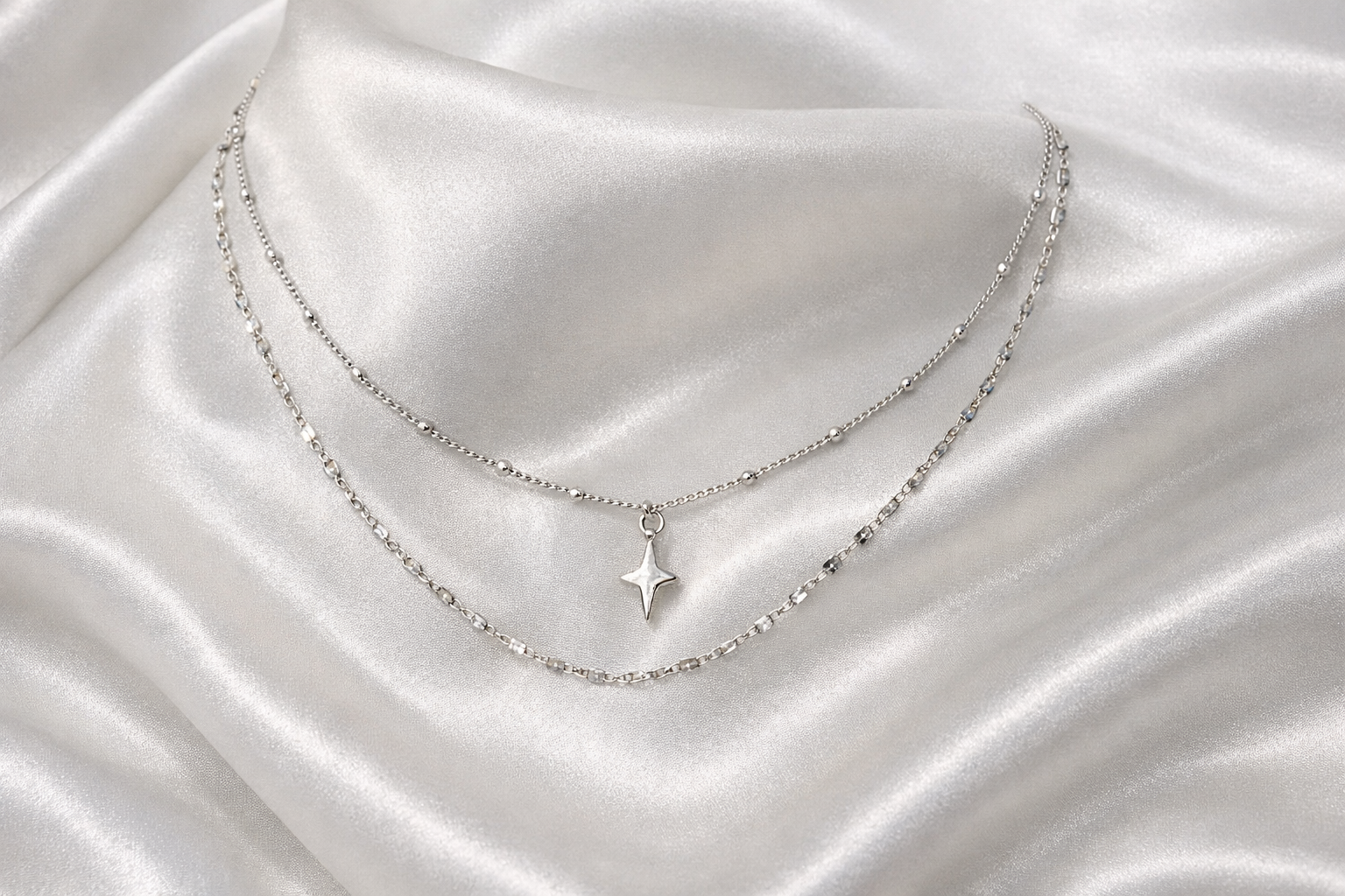 Ourums Layered Star Necklace
