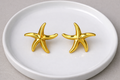 Ourums Starfish Gold Plated Earrings