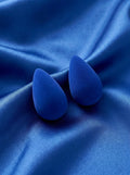 Ourums Teardrop Stud Blue Earrings