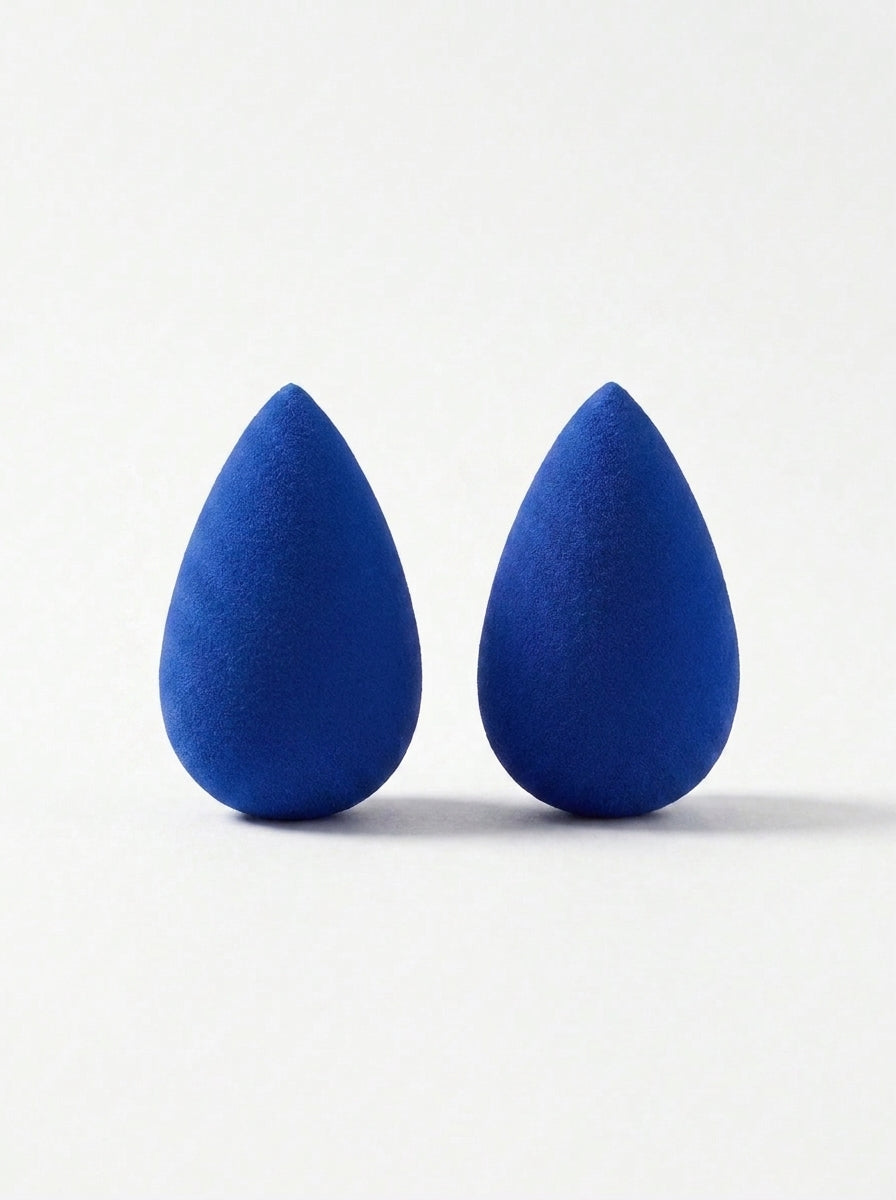 Ourums Teardrop Stud Blue Earrings